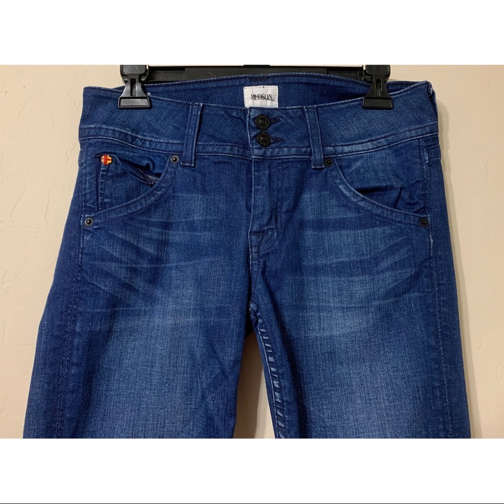 Hudson Mid-Rise Signature Bootcut Jeans Size 28 - Picture 2 of 9